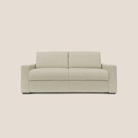Nixon Divano letto matrimoniale con materasso 20 cm in tessuto impermeabile T03 beige