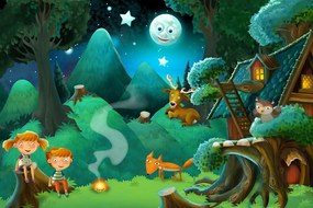 Carta da parati – Foresta fiabesca