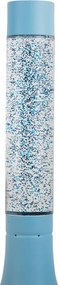 Lampada da tavolo blu con paralume in vetro (altezza totale 37,5 cm) Astro Glittler – Leitmotiv