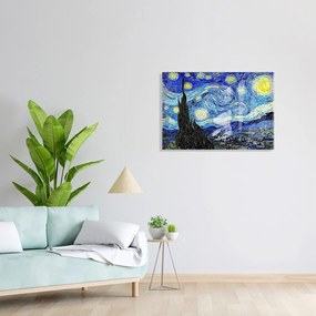 Pittura su vetro 100x70 cm Vincent van Gogh - Wallity