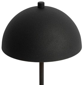 Lampada da tavolo retrò nera con oro - Magnax Mini