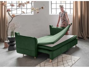 Divano in velluto verde 225 cm Charming Charlie - Miuform