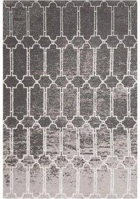 Tappeto in lana grigio 133x190 cm Ewar - Agnella