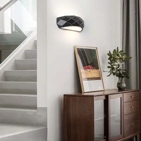 Applique da parete REUS 1xE27/40W/230V, nero