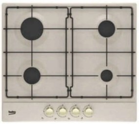 Beko - hiag 64224 savr: 60 cm Gas Piano Cottura da Incasso ( 4 Bruciatori a Gas ). Colore del prodotto: Antracite, Posizionamento dell'apparecchio: