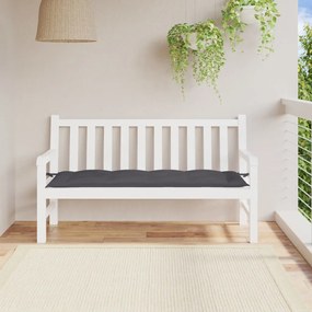 Cuscino Per Panca Antracite 150x50x7 Cm İn Tessuto Oxford /