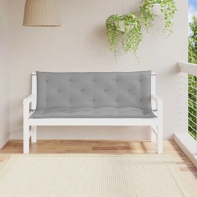 Cuscini Per Panca 2 Pz Grigi 150x50x7 Cm İn Tessuto Oxford /