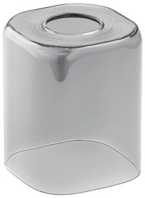 Vetro di ricambio per lampadario E27 11x9,5 cm grigio