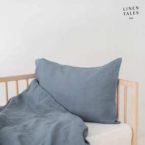 Biancheria da letto per bambini per letto singolo 140x200 cm Blue Fog - Linen Tales