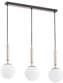 Lampadario a sospensione con filo VOLDA 3xE14/40W/230V ottone