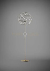 Euclide lampada da terra 2700k 4593lm 62w con dimmer a pedale color...