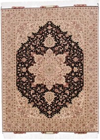 Tabriz Tappeto persiano 160 x 200 Rosa (Iran) Annodato A Mano