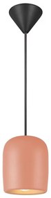 Nordlux - Lampadario a sospensione con filo NOTTI 1xE27/25W/230V arancione