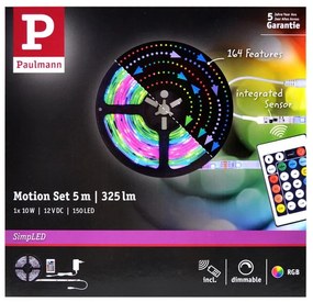 Paulmann 70513 - Striscia LED RGB/10W dimmerabile SIMPLED 5m 230V + TC