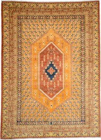 Kazak Tappeto 330x240 Beige (Pakistan) Annodato A Mano