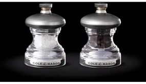 Cole&Mason - Set di macinini per sale e pepe BUTTON 2 pezzi 6,5 cm