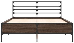 Giroletto rovere marrone 120x190cm in legno multistrato metallo