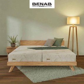 Materasso bifacciale in schiuma dura/media 80x200 cm BonHarmony HR BIO - BENAB