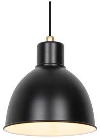 Nordlux - Lampadario a sospensione con filo POP 1xE27/40W/230V nero/oro