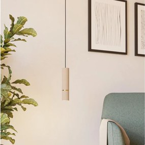 Eglo 901151 - Lampadario LED a sospensione con filo CAMINIA 1xGU10/5W/230V 3000K beige