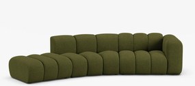 Divano modulare Lupine 5 posti in bouclé – L335 cm