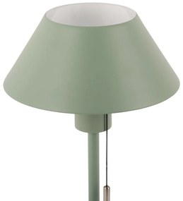 Lampada da tavolo verde con paralume in metallo (altezza 36 cm) Office Retro - Leitmotiv