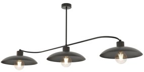 Lampadario a sospensione FOSTER 3 Black