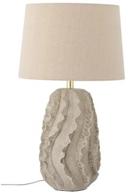 Lampada da tavolo beige con paralume in tessuto (altezza 64 cm) Natika - Bloomingville