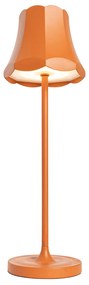 Set di 2 lampade da tavolo retrò arancioni ricaricabili IP44 - Granny