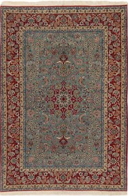Isfahan Tappeto 230x160 (Iran) Annodato A Mano
