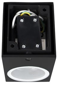 Set di 2 lampade da parete moderne nere IP44 - Baleno