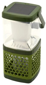 Lampada portatile ricaricabile a LED con una trappola per insetti LED/3W/1800 mAh verde