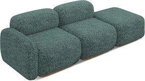 Chaise lounge componibile turchese (con penisola a sinistra) Ailani – Makamii