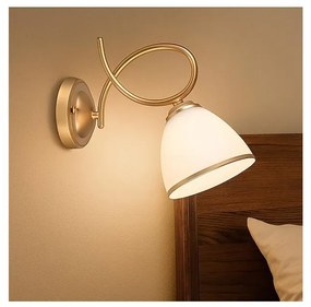 Brilagi - Lampada da parete FRED 1xE27/60W/230V dorata