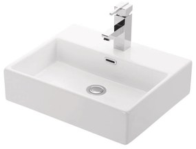 Lavabo Sospeso 50x42 Cm Karag "Daphne" Bianco Lucido