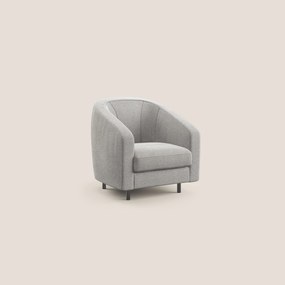 Pandora Poltroncina in morbido tessuto bouclé impermeabile T07 grigio