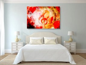 Quadro su tela – Amore per la musica
