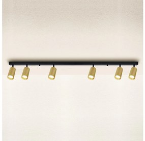 Brilagi - Faretto SELE GOLDEN 6xGU10/30W/230V nero/oro