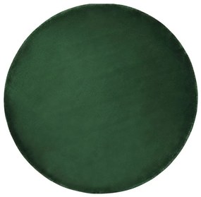 Tappeto viscosa verde scuro ø 140 cm GESI II Beliani
