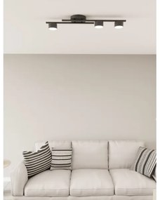 Plafoniera FRAGMENT 3xGX53/12W/230V nero