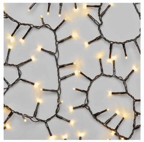 Catena LED da esterno natalizia 300xLED/11m IP44 bianco caldo