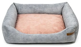 Letto per cani rosa e grigio chiaro 55x65 cm SoftBED Eco S - Rexproduct