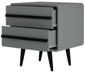 Comodino grigio Chantal - Støraa