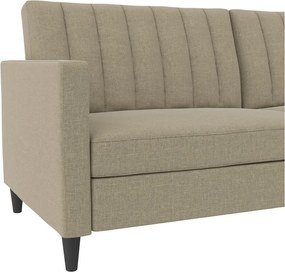 Divano letto beige 86 cm Celine - Støraa