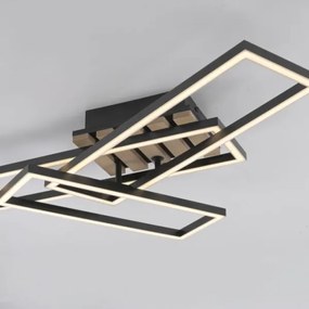 JUST LIGHT. 14051-79 - Plafoniera LED AKUSTIKA LED/20,5W/230V rovere/nero