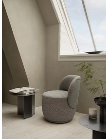 Poltrona grigia in tessuto bouclé Kuon - Blomus