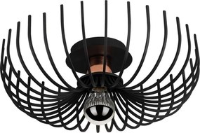 Apparecchio da soffitto nero , ø 36 cm Aspendos - Opviq lights