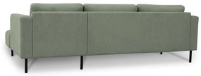 Divano angolare verde (angolo destro) Hero - Scandic