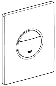 GROHE 38765000 - Pulsante di scarico NOVA COSMOPOLITAN 156 × 197 mm cromato