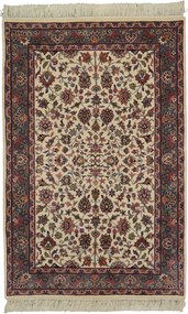Kashan Tappeto 120x180 Beige (Indian) Annodato A Mano